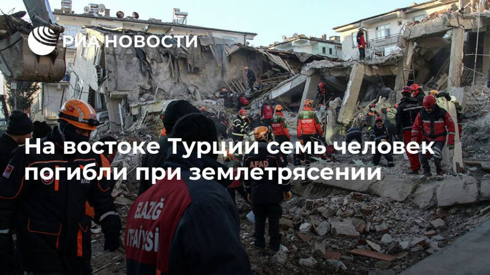 Сулейман Сойлу - На востоке Турции семь человек погибли при землетрясении - ria.ru - Турция - Иран - Анкара