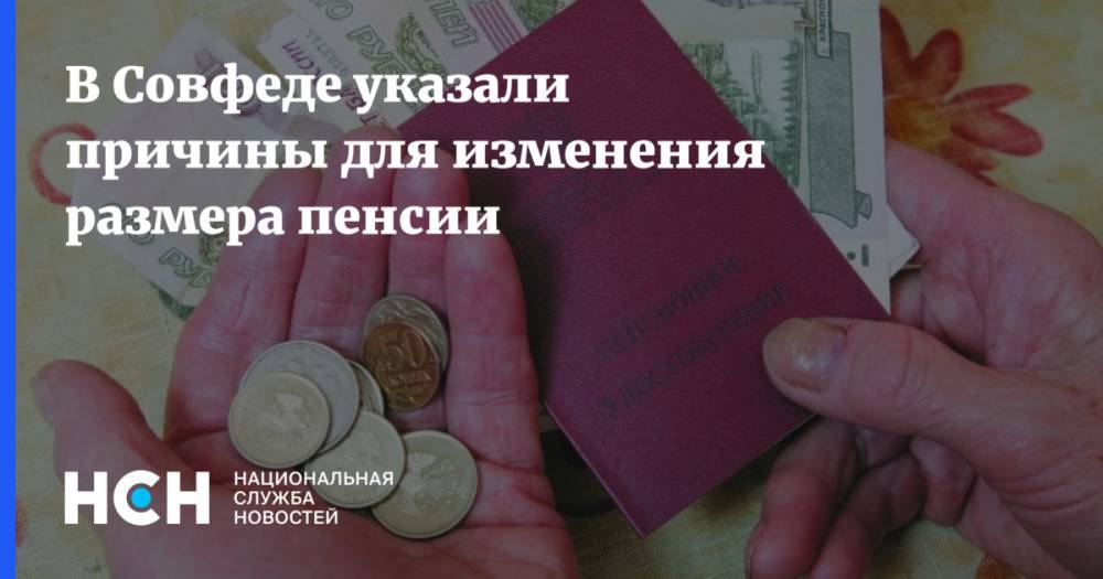 Елена Бибикова - В Совфеде указали причины для изменения размера пенсии - nsn.fm - Россия