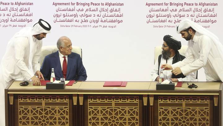 Залмай Халилзад - США и "Талибан" подписали мирное соглашение - vesti.ru - Россия - США - Афганистан - Катар - Доха