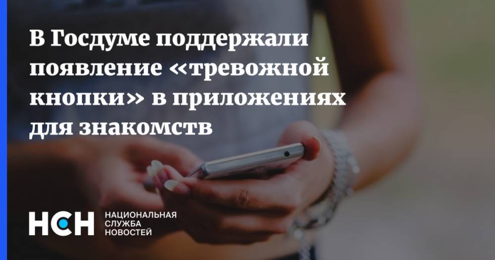Андрей Свинцов - В Госдуме поддержали появление «тревожной кнопки» в приложениях для знакомств - nsn.fm - Москва