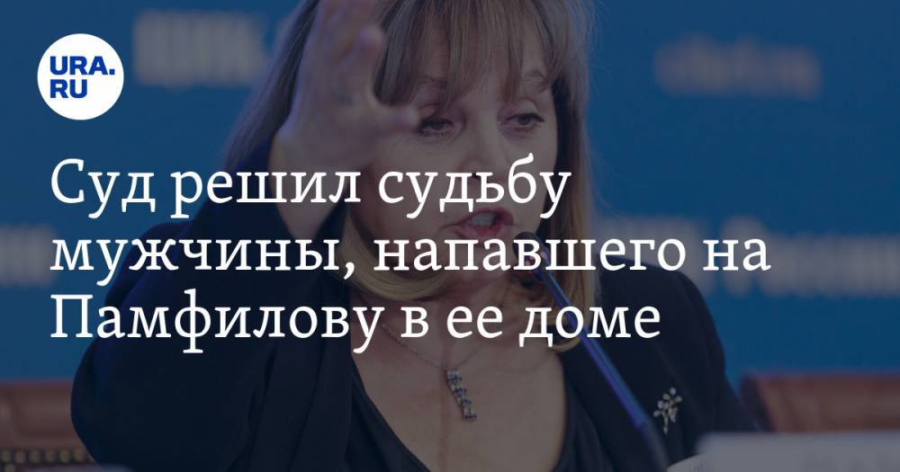 Светлана Петренко - Элла Памфилова - Суд решил судьбу мужчины, напавшего на Памфилову в ее доме - ura.news - Россия