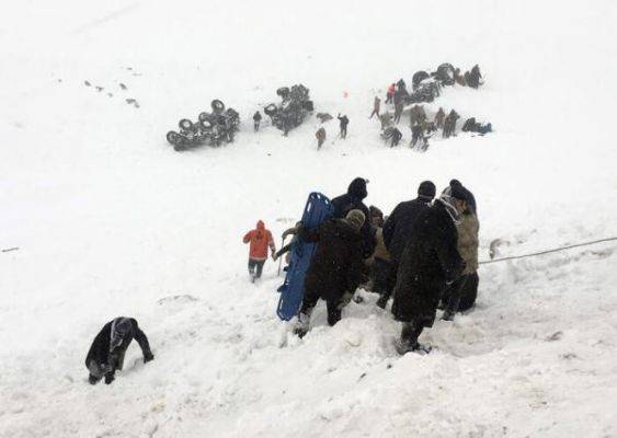 Сулейман Сойлу - Две снежные лавины на востоке Турции погребли десятки человек - eadaily.com - Турция