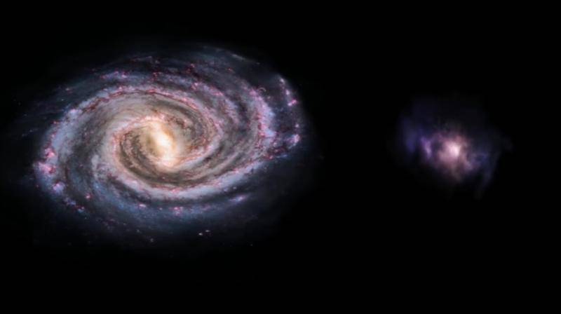 Вселенная - Астрономы обнаружили необычную галактику со сверхвысокой массивностью - vm.ru