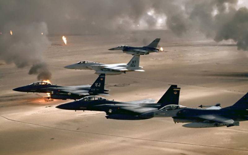 ВВС США нанесли удары по иранским базам в Сирии и Ираке - free-news.su - США - Англия - Сирия - Ирак - провинция Дейр-Эз-Зор