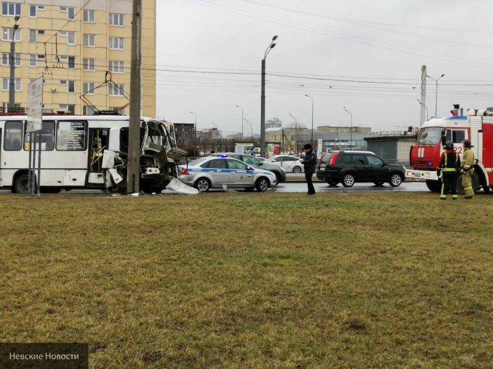 Видео ДТП с участием маршрутки на Савушкина попало в сеть - inforeactor.ru - р-н Приморский