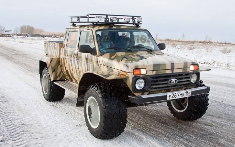 Вездеход на базе Lada 4x4: запущено производство - zr.ru