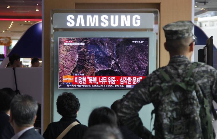 Южная Корея выразила озабоченность в связи с пуском снарядов КНДР - news.ru - Южная Корея - КНДР - Япония