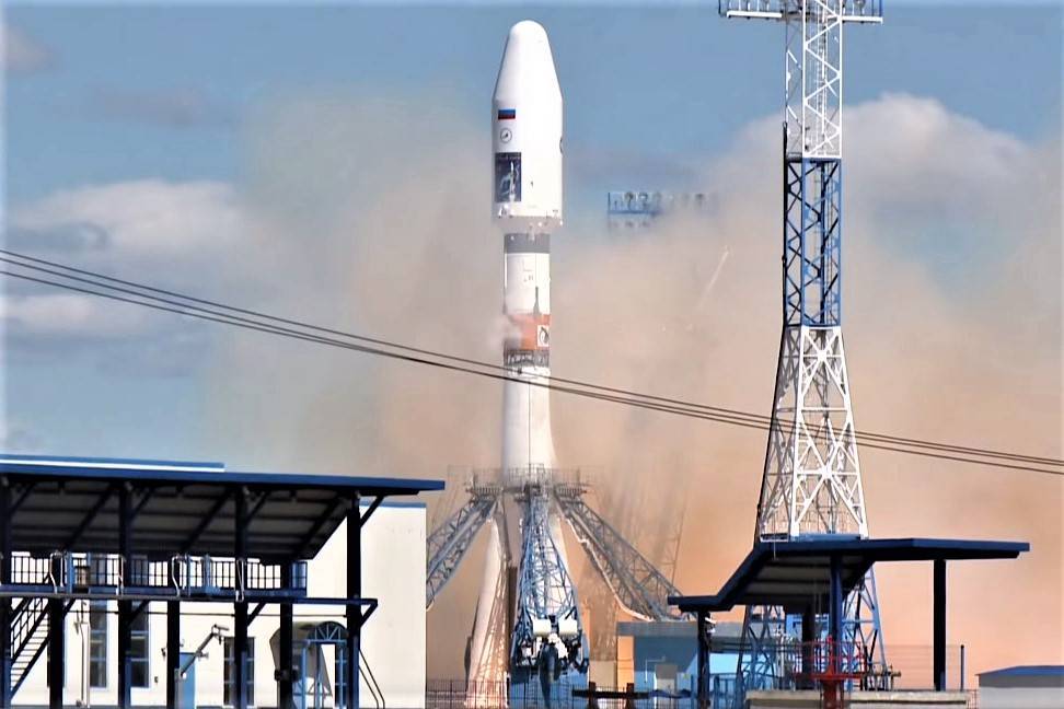 Ракета «Союз» с 34 спутниками OneWeb стартовала с Байконура - vm.ru