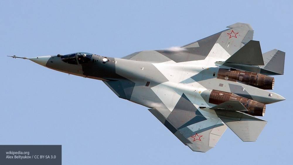 Видео полетов Су-57 на предельных скоростях появилось в Сети - politros.com - Россия