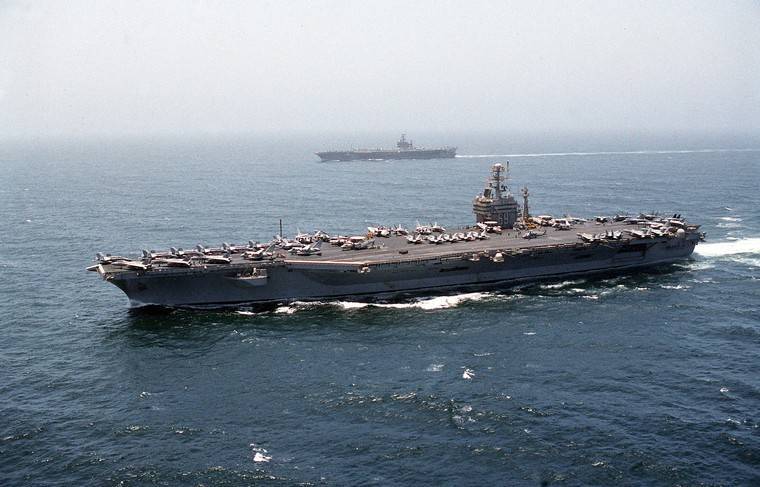 Авианосная ударная группа ВМС США достигла Восточного Средиземноморья - news.ru - США