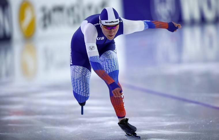 Евгения Лаленкова - Конькобежка Голикова стала второй в зачёте Кубка мира на дистанции 500 м - news.ru - Голландия