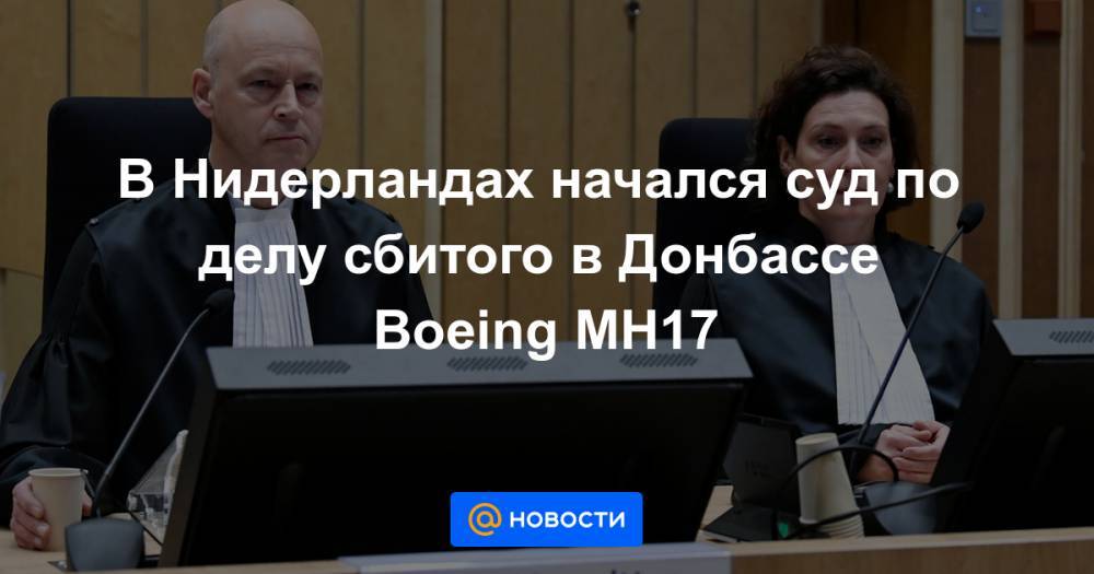 Владимир Зеленский - В Нидерландах начался суд по делу сбитого в Донбассе Boeing MH17 - news.mail.ru - Украина - Бельгия - Австралия - Голландия - Малайзия - Куала-Лумпур - Амстердам