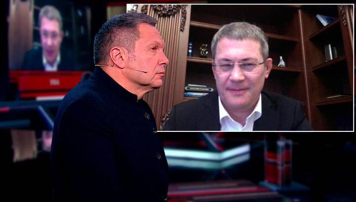 Радий Хабиров - Владимир Соловьев - Глава Башкирии: ситуация сложная, но мы с ней справляемся - vesti.ru - Башкирия - Уфа