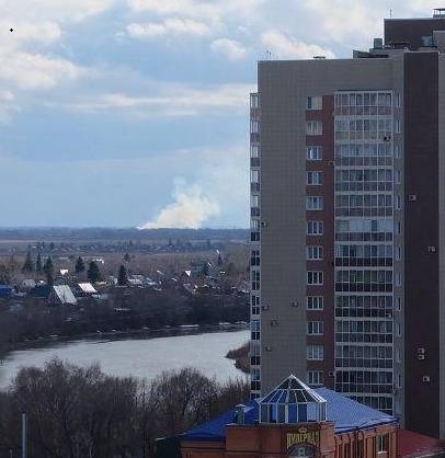 В пригороде Кургана — природный пожар - znak.com - Курганская обл.