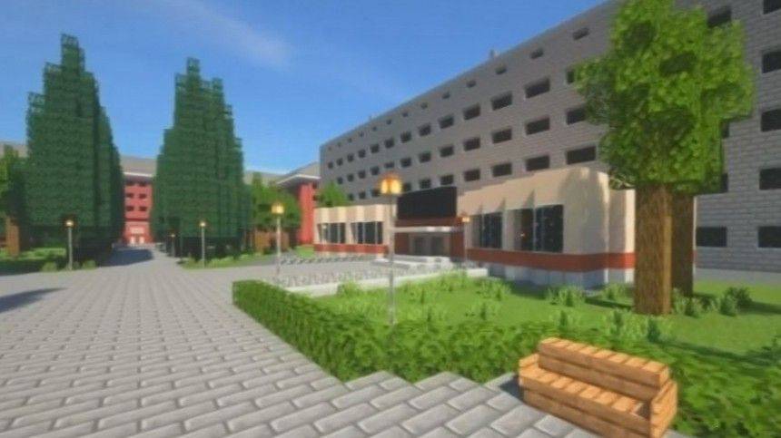 Новосибирские студенты построили копию своего университета в игре Minecraft - 5-tv.ru - Новосибирск
