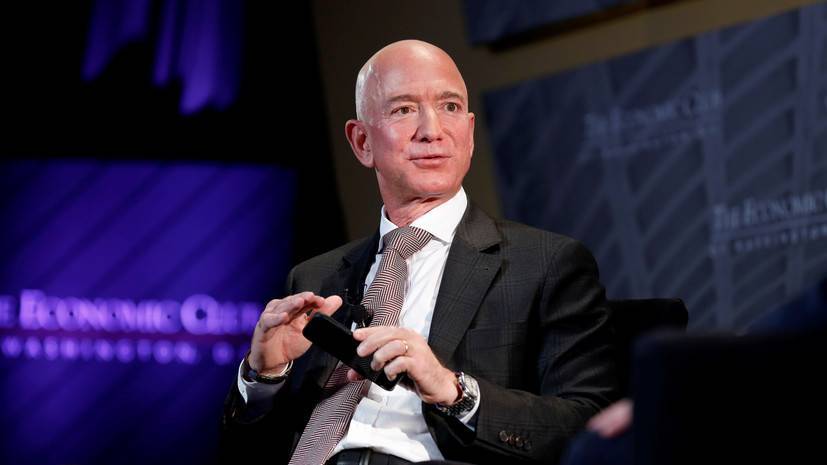 Джефф Безоса - Forbes: cостояние Безоса выросло на $6,4 млрд за день - russian.rt.com
