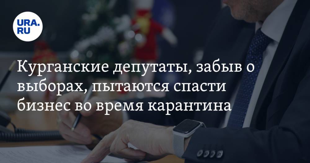 Курганские депутаты, забыв о выборах, пытаются спасти бизнес во время карантина - ura.news - Курганская обл. - Курган