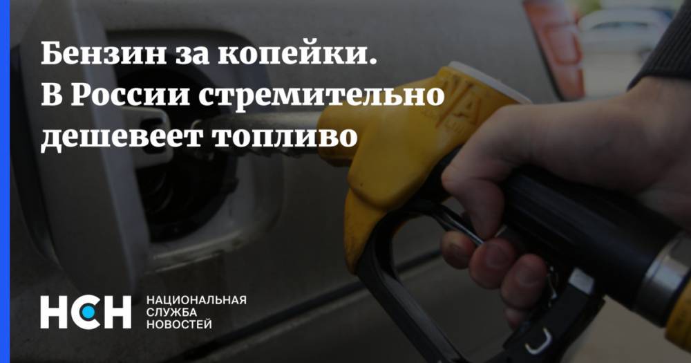 Бензин за копейки. В России стремительно дешевеет топливо - nsn.fm - Россия - Красноярский край - Краснодарский край - респ. Татарстан - респ. Дагестан - респ. Саха - Тверская обл. - респ. Хакасия - Ивановская обл.