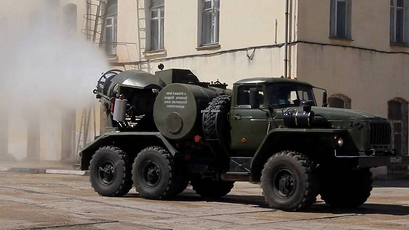 ЧФ провёл дезинфекцию судостроительных заводов Крыма - russian.rt.com - Крым - Севастополь - Керчь