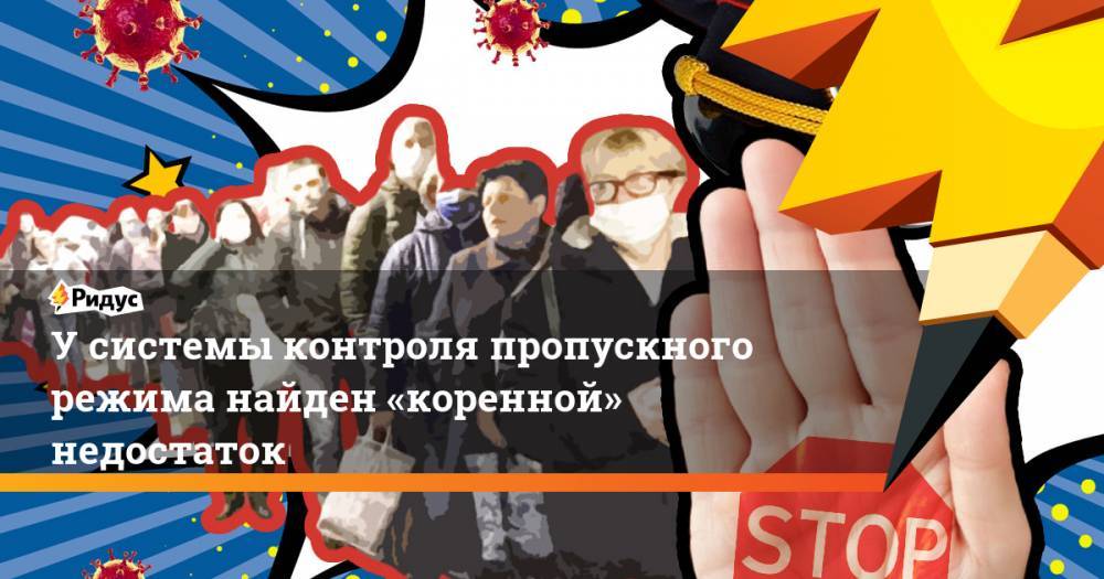 У системы контроля пропускного режима найден «коренной» недостаток - ridus.ru - Москва - Московская обл.