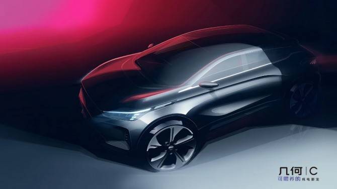 Geely раскрыла дизайн нового электрического кроссовера Geometry C - autostat.ru