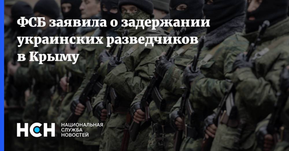 ФСБ заявила о задержании украинских разведчиков в Крыму - nsn.fm - Россия - Украина - Крым