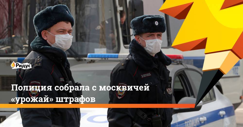 Полиция собрала смосквичей «урожай» штрафов - ridus.ru - Москва - Евгений Данчиков