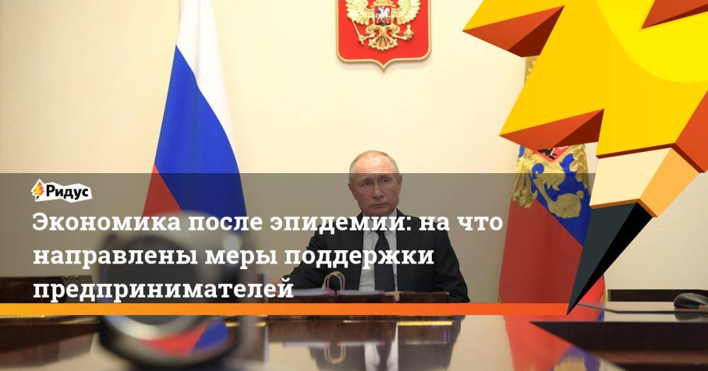 Дмитрий Гусев - Экономика после эпидемии: на что направлены меры поддержки предпринимателей - ridus.ru - Россия