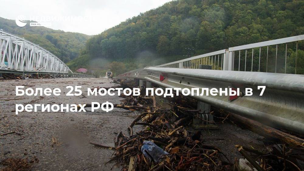 Более 25 мостов подтоплены в 7 регионах РФ - realty.ria.ru - Москва - Россия - Башкирия - Нижегородская обл. - Тюменская обл. - Свердловская обл. - Курганская обл.