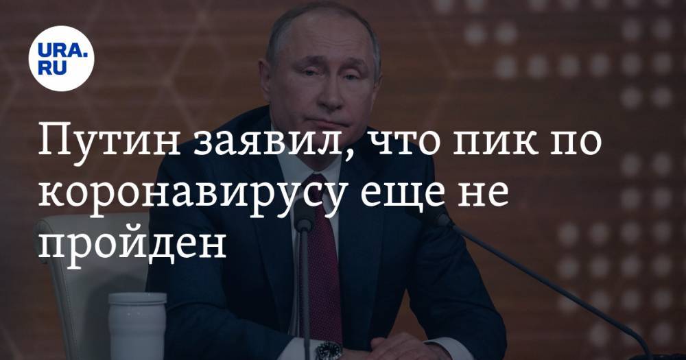 Владимир Путин - Путин заявил, что пик по коронавирусу еще не пройден - ura.news - Москва - Россия - респ. Коми - Владимирская обл. - Того