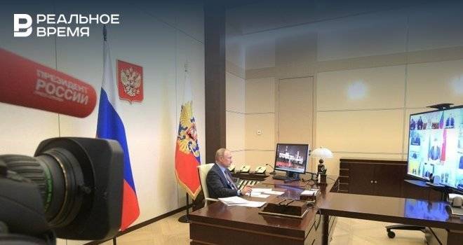 Владимир Путин - Радий Хабиров - Путин указал Хабирову на недоработки по борьбе с коронавирусом - realnoevremya.ru - Россия - Башкирия