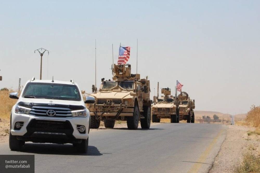 Конвой американской военной техники был замечен в сирийской провинции Хасака - polit.info - Россия - США - Сирия - провинция Хасака
