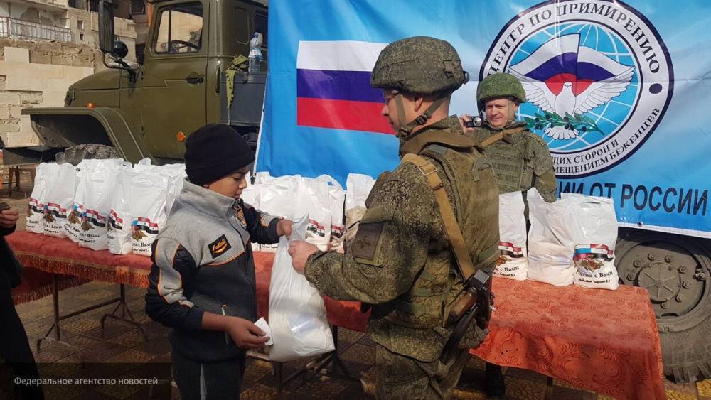 Олег Журавлев - Глава ЦПВС: мирные жители сирийской Латакии получили более шести тонн продовольствия - politros.com - Сирия