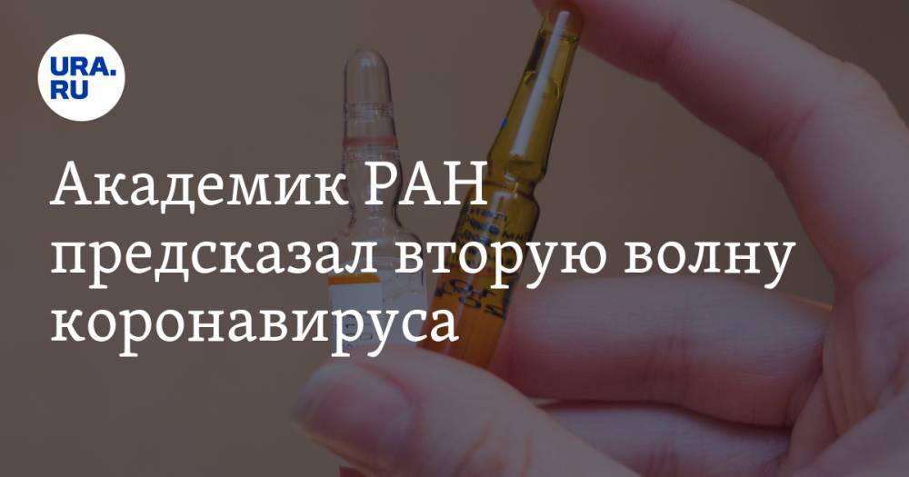 Академик РАН предсказал вторую волну коронавируса - ura.news - Россия