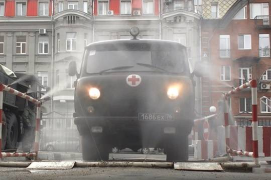 Военные сократили время на санобработку автомобилей в четыре раза за счет автоматизации процесса - versia.ru