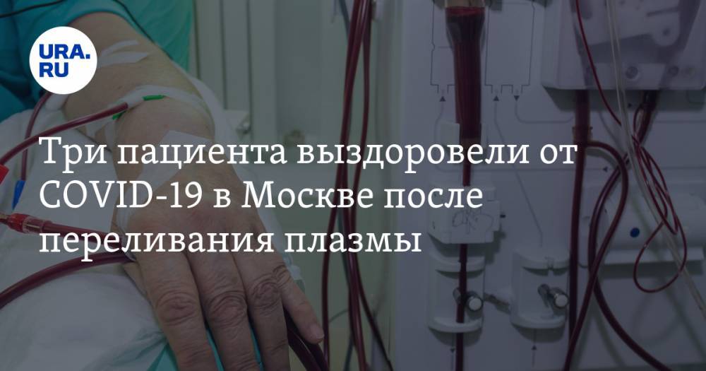 Анастасия Ракова - Три пациента выздоровели от COVID-19 в Москве после переливания плазмы - ura.news - Москва