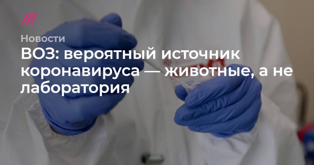 Кирилл Зыков - ВОЗ: вероятный источник коронавируса — животные, а не лаборатория - tvrain.ru - Москва - Россия - Китай