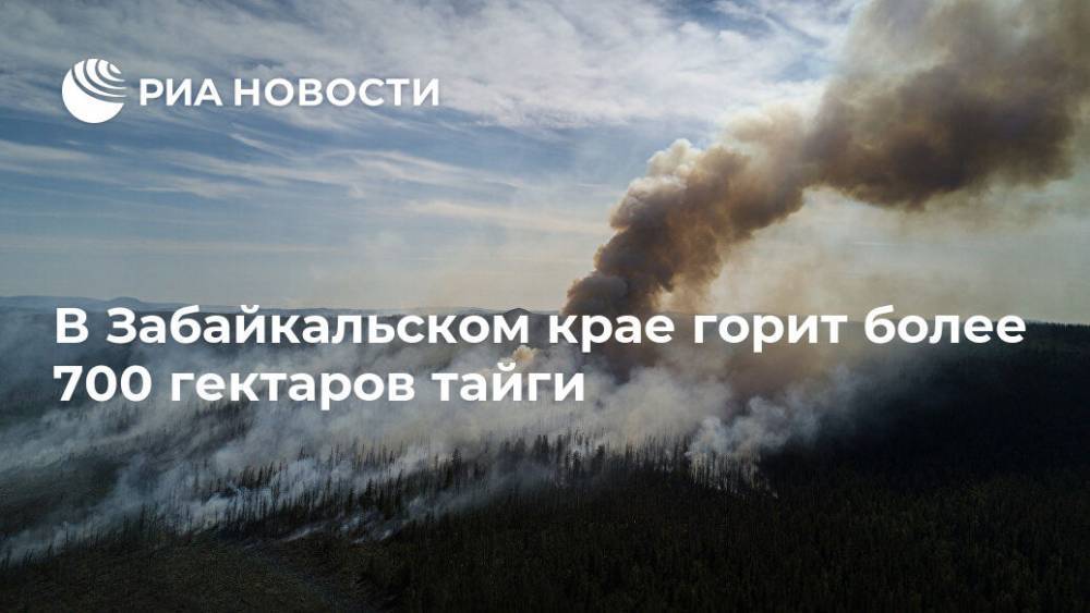 В Забайкальском крае горит более 700 гектаров тайги - ria.ru - Красноярск - Забайкальский край