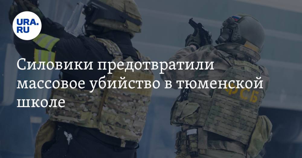 Силовики предотвратили массовое убийство в тюменской школе. ВИДЕО - ura.news - Россия - район Тюменский