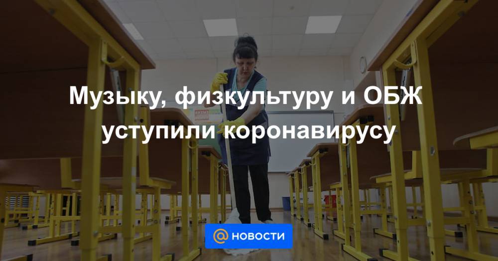 Музыку, физкультуру и ОБЖ уступили коронавирусу - news.mail.ru - Россия - Ульяновская - Хабаровск