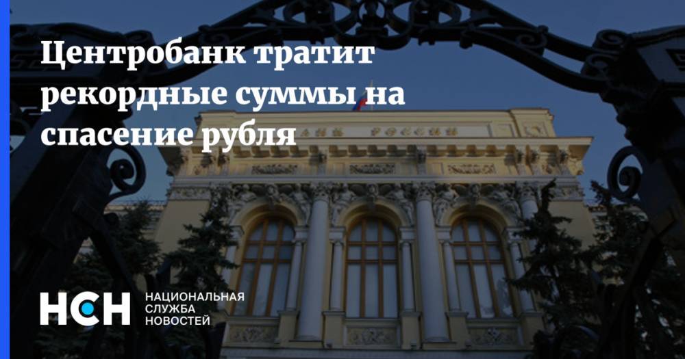 Эльвира Набиуллина - Центробанк тратит рекордные суммы на спасение рубля - nsn.fm - Россия - США