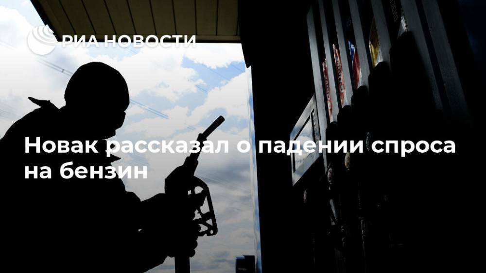 Александр Новак - Сергей Миронов - Новак рассказал о падении спроса на бензин - ria.ru - Москва - Россия