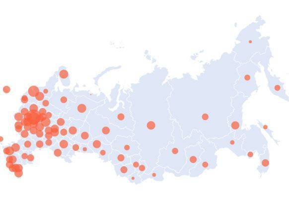 Количество больных коронавирусом в России на 22 апреля - gazeta.a42.ru - Москва - Россия - Ленинградская обл. - Санкт-Петербург - Московская обл. - респ. Коми - Нижегородская обл. - Мурманская обл.