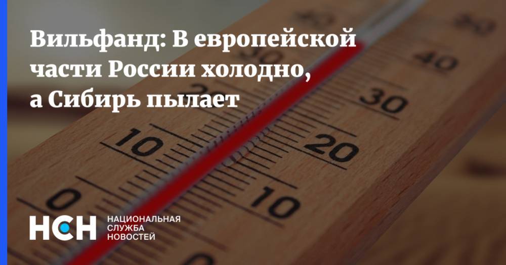 Роман Вильфанд - Вильфанд: В европейской части России холодно, а Сибирь пылает - nsn.fm - Москва - Россия