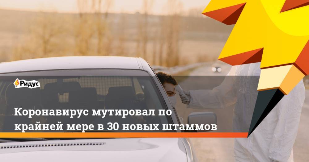 Коронавирус мутировал по крайней мере в 30 новых штаммов - ridus.ru - Китай