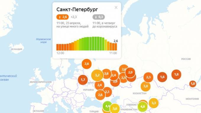 Утром Петербург оказался в красной зоне по самоизоляции - piter.tv - Москва - Санкт-Петербург - Новосибирск - Нижний Новгород - Пермь - Ростов-На-Дону
