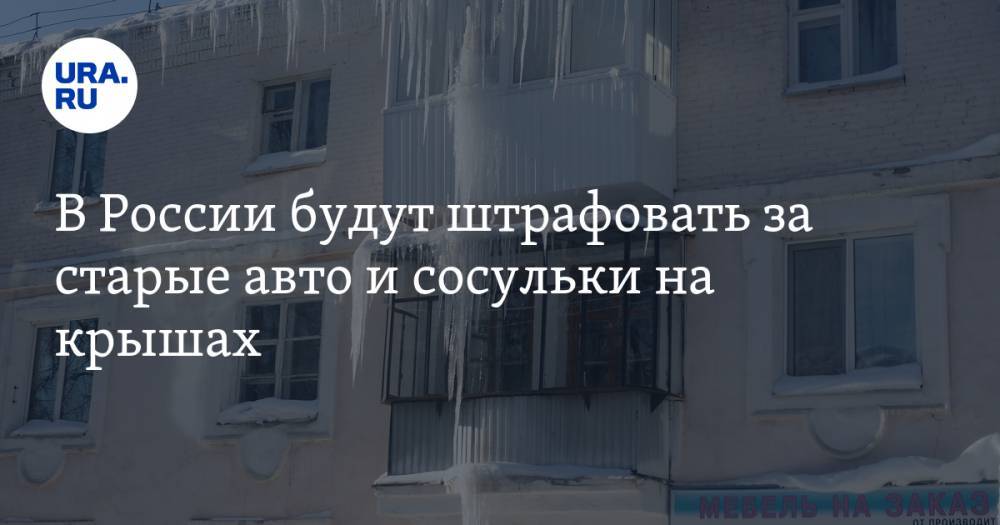 Ирина Рукавишникова - В России будут штрафовать за старые авто и сосульки на крышах - ura.news - Россия