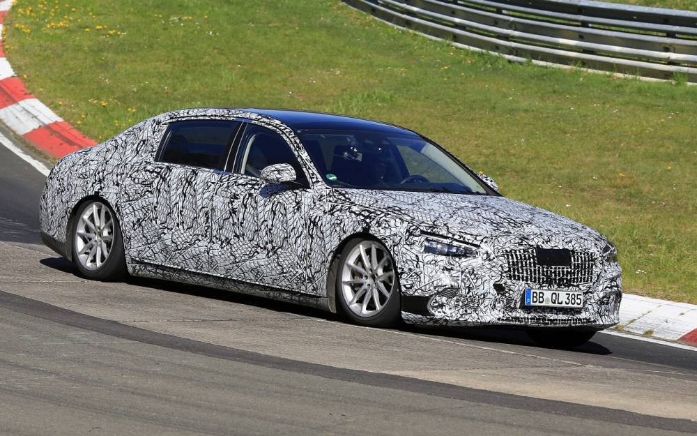 Новый Mercedes-Maybach S-Class тестируют на Нюрбургринге - zr.ru