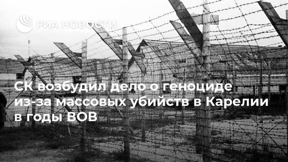 Светлана Петренко - СК возбудил дело о геноциде из-за массовых убийств в Карелии в годы ВОВ - ria.ru - Москва - Россия - Карелия