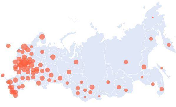 Количество больных коронавирусом в России на 23 апреля - gazeta.a42.ru - Москва - Россия - Санкт-Петербург - Московская обл. - Нижегородская обл. - Мурманская обл.